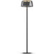Yurei 51.5 inch 14.00 watt Matte Black Floor Lamp Portable Light in Acrylic Dark Gray